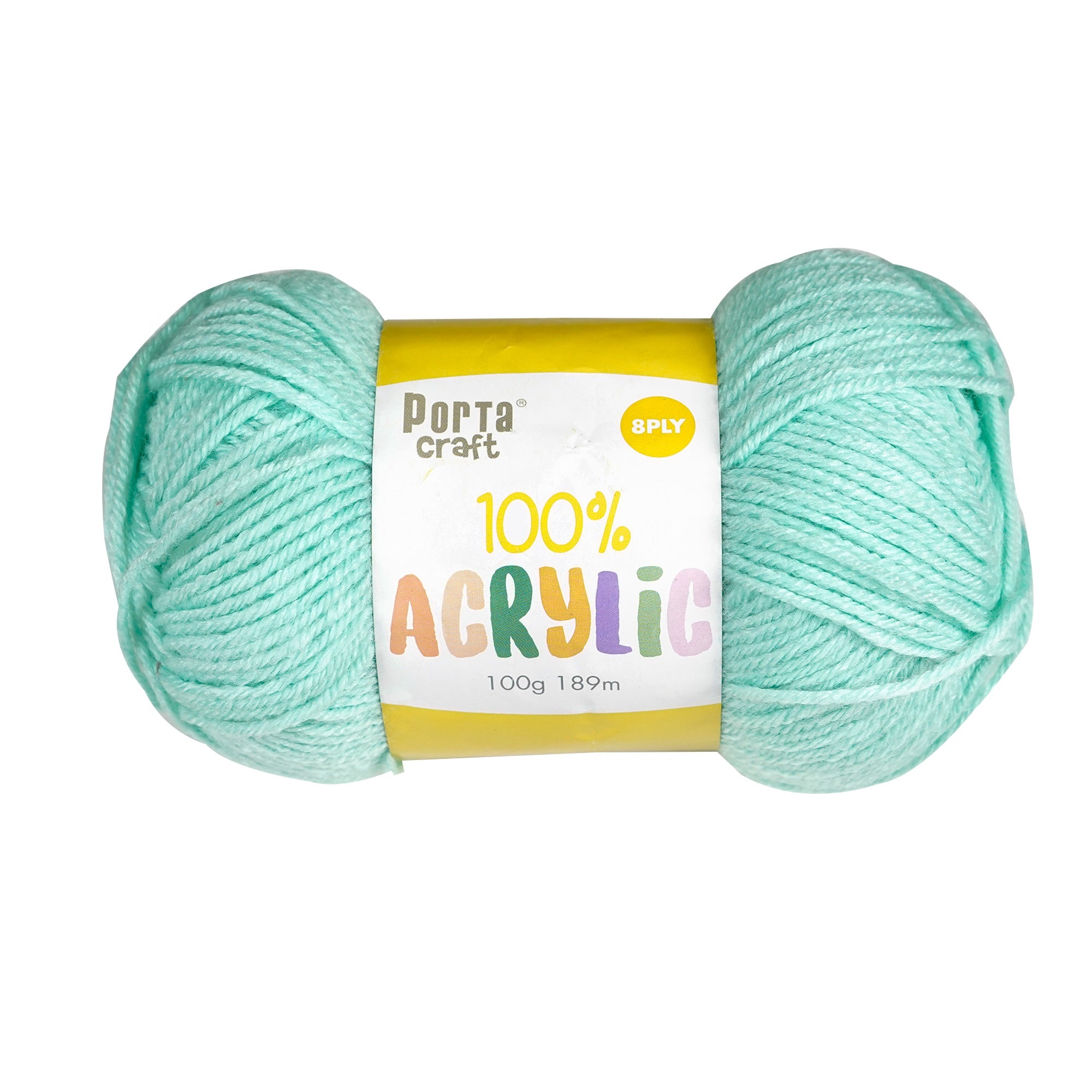 Porta Craft Acrylic Yarn 100% 100Gm 189M 8Ply Multi Sea Shimmer