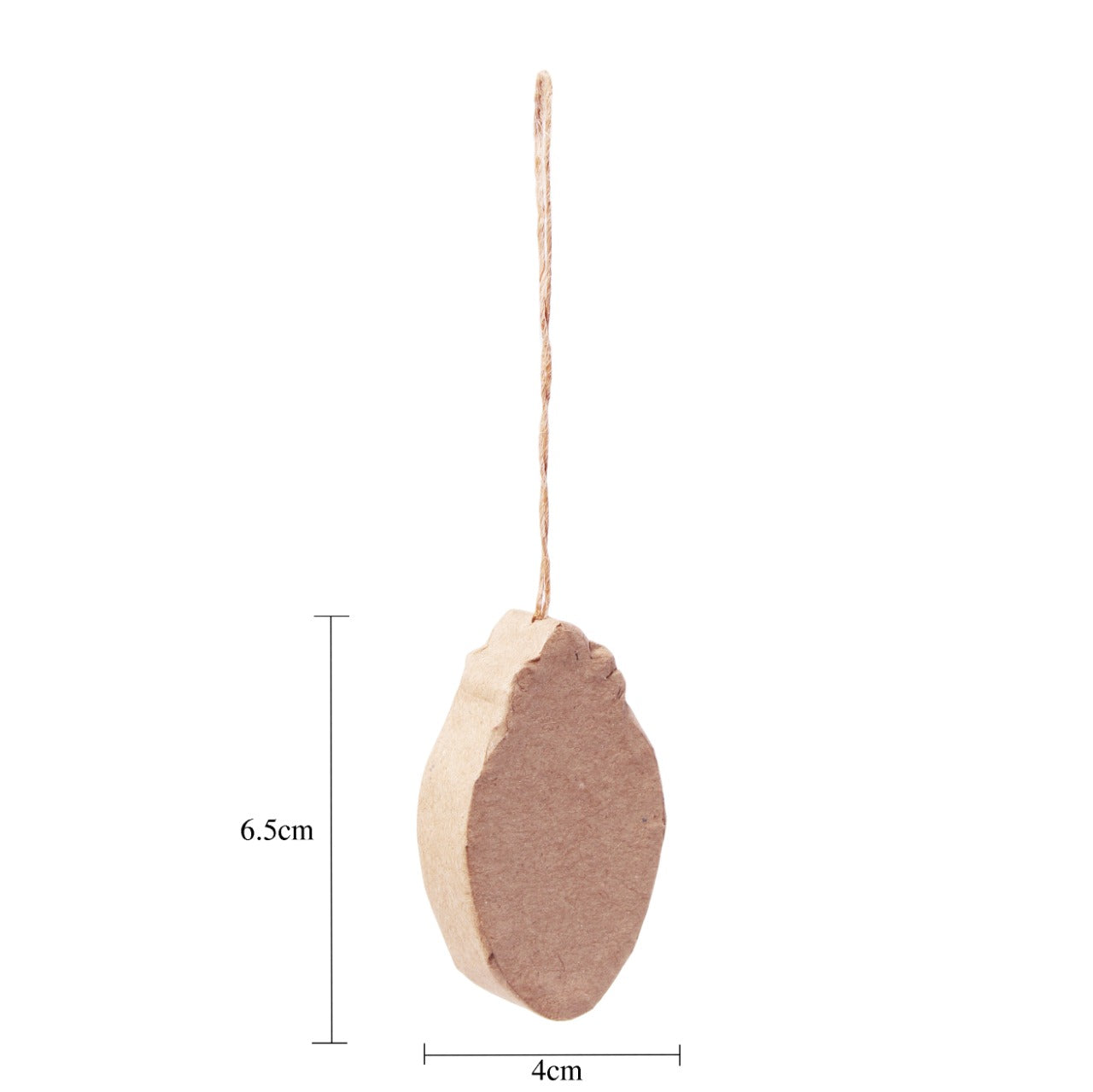 Christmas Paper Mache Hanging Light 6 x 4cm 1pc